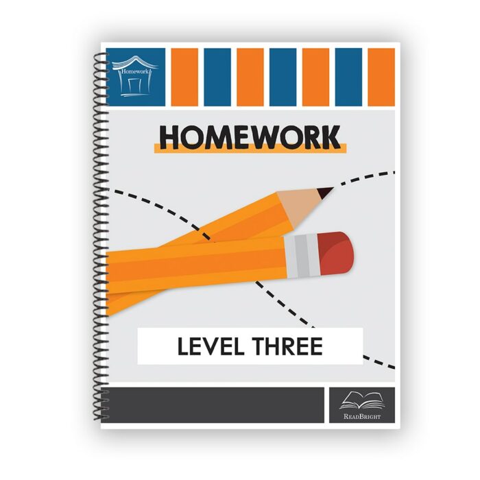 1. cover Homework Spiral Book Level 3-min