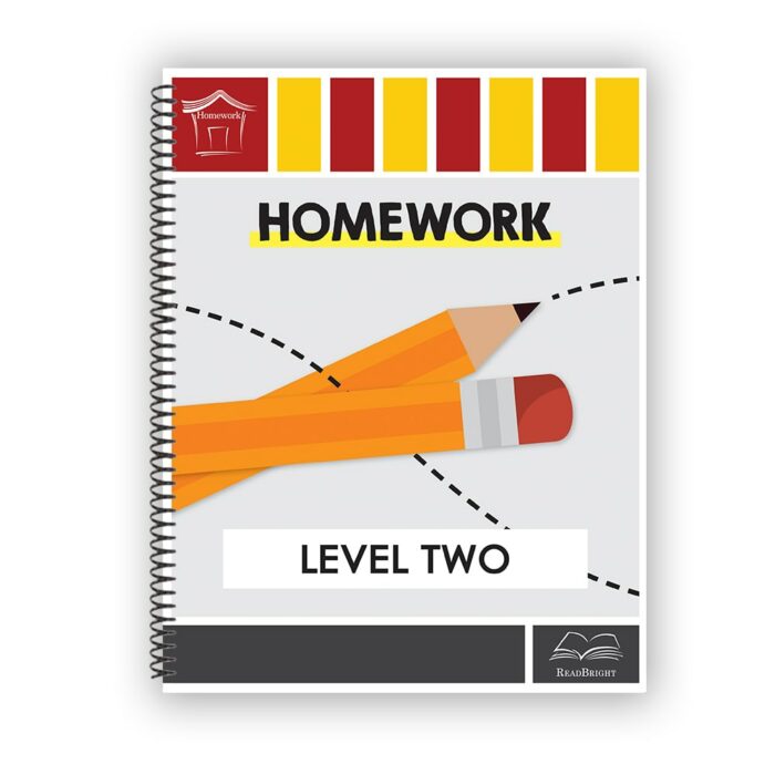 1. cover page Homework Spiral Book Level 2-min